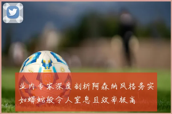 业内专家深度剖析阿森纳风格务实如蟒蛇般令人窒息且效率极高